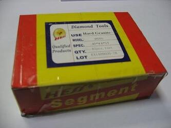 Алмазные сегменты 40х4, 6х15 для диска диаметр 600