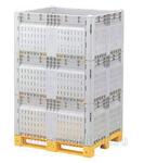 Разборный контейнер 1200х1000х1845 перфорированный KitBin ZF (перфо)