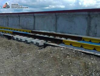 Железнодорожные вагонные весы ВТВ-С для поосного взвешивания в динамике 30 тонн 