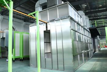 LIQUID PAINTING BOOTH/ LIQUID SPRAYING ROOM FOR AUTOMATIC PAINTING LINE