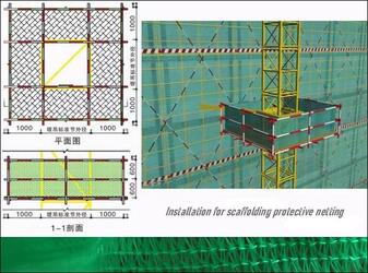 Fall Protection Netting Barrier