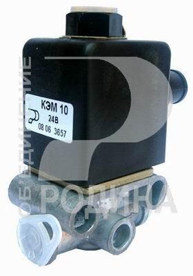 Клапан электромагнитный пневматический КЭМ 10 (КАМАЗ)