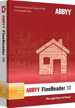 Программное обеспечение Abbyy FineReader 10.0 Home Edition