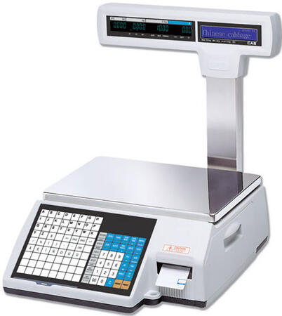 Весы с принтером для печати этикеток CAS CL5000P