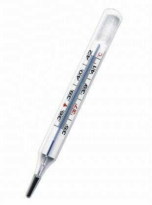 Медицинский ртутный термометр