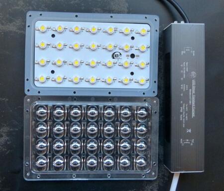 Светодиодный набор с драйвером для модернизации уличного освещения 28 Вт, диаграмма 90 х 120 град.