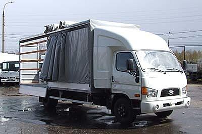Бортовой автомобиль Hyundai-78 с закабинным спальником