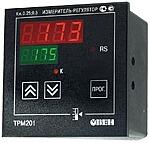 Измеритель-регулятор одноканальный с интерфейсом RS-485 ОВЕН ТРМ201