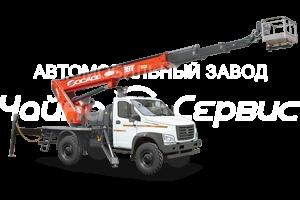 Проект. ГАЗ-C41A13 Садко Next с АГП Чайка-Socage T 328