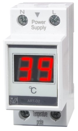 Цифровой индикатор температуры на DIN-рейку ART-D2