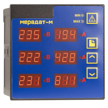 Электронный регистратор напряжения и тока Мерадат-М3ВА1