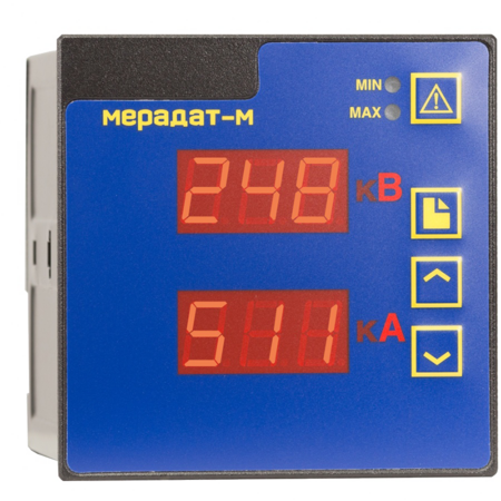 Электронный регистратор силы тока и напряжения Мерадат-М1ВА1