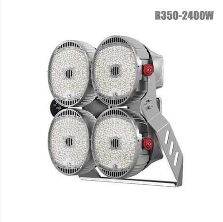 Мощный прожекторный светодиодный светильник модульного типа 2400Вт, для мачтового освещения, серия R350-2400W