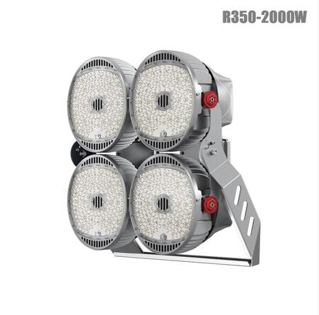 Мощный прожекторный светодиодный светильник модульного типа 2000Вт, для мачтового освещения, серия R350-2000W