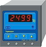 Электронный регулятор температуры Термодат-10М2