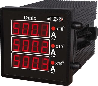 Амперметр цифровой Omix P44-AX-3-0.5, P77-AX-3-0.5, P99-AX-3-0.5