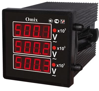 Вольтметр цифровой Omix P44-VX-3-0.5