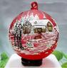 Glass Ornaments,Hand Painted Glass Candle Holders
