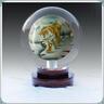 Home Decro,China Inner Painting Crystal Ball,Hand Inside Painted Crystal Ball