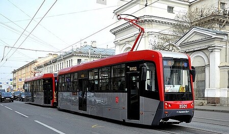 В Санкт-Петербурге на маршруты вышли модернизированные трамваи