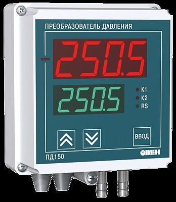 Новая линейка электронных измерителей низкого давления для автоматики котельных установок и вентиляционных систем ОВЕН ПД150-ДИ/ ДИВ/ ДВ/ ДД