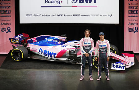 JCB стала партнером команды Racing Point F1 в соревновании «Формулы-1»