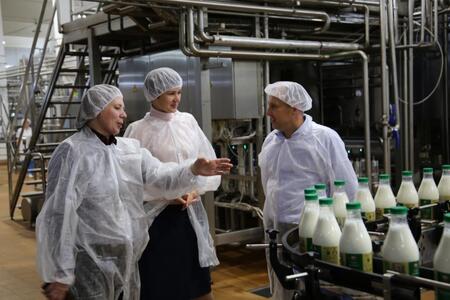 Компания «Danon» изучила опыт Удмуртии в области переработки молока 