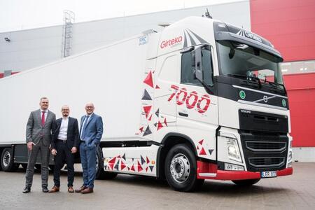 Volvo Trucks получила крупный заказ на 1800 Volvo FH для компании Girteka Logistics