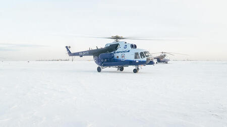 Вертолеты России передали два Ми-8МТВ-1 для Якутии