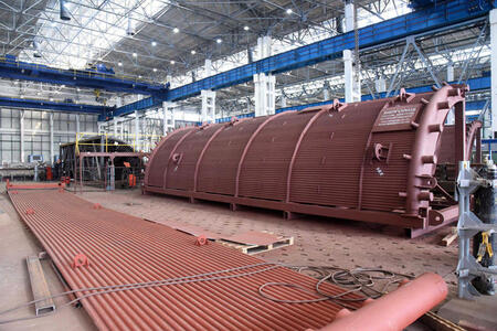 Белэнергомаш — БЗЭМ поставил котел для строительства утилизационной тепловой электростанции 25 мВт
