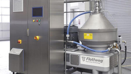 Сепараторы Flottweg для качественного производства