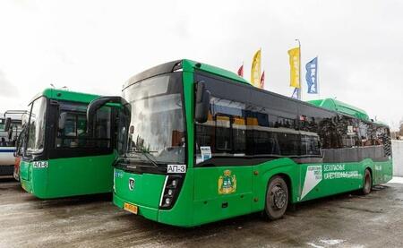Газовые автобусы НЕФАЗ поставлены в Екатеринбург