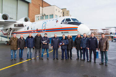 МЧС РФ получило последний по контракту самолет-амфибию Бе-200ЧС
