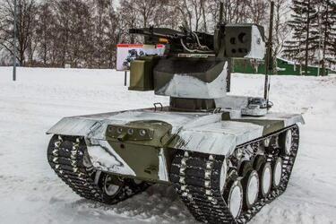 Боевой робот "Нерехта" подтверждает свои характеристики на испытаниях у военных - ФПИ