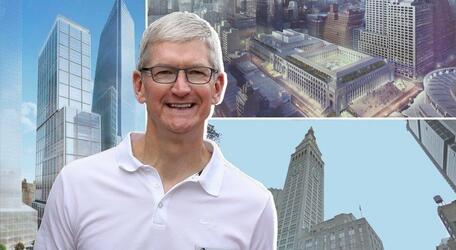 Apple выбирает в Нью-Йорке место под огромный офис на 5000 человек