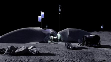 NASA представила проект напечатанного на 3D-принтере аванпоста на Луне для миссии Artemis