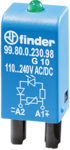 Модули индикации катушки и подавления электромагнитных помех Finder 99.80