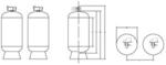 Фильтры промывные, осветлительно - сорбционные непрерывного действия (DUPLEX – условно непрерывный режим с использованием двух фильтров)