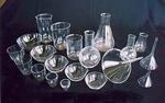 Химико-лабораторная посуда из прозрачного кварцевого стекла