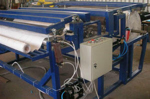 Бумагоразмоточный станок, Оборудование для производства туалетной бумаги