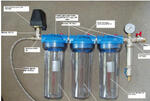 Фильтр для воды блок 4 ступени механическая фильтрация 10л мин