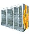 Шкаф холодильный для хранения живых цветов (со стеклянной стенкой-витриной, двери-купе)
