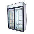 Средне- и низкотемпературные холодильные шкафы со стеклянными дверьми и дверьми купе POLAIR