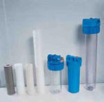 Картриджные фильтроэлементы из полипропилена для пищевой и фармацевтической промышленности, рейтинг 0,5–50 мкм.