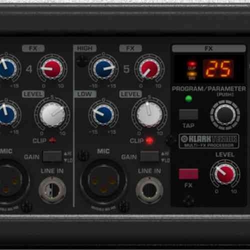 Микшерные пульты Behringer PMP550M - микшер с усилителем, 500Вт, 5 каналов, 7 полосный графический эквалайзер