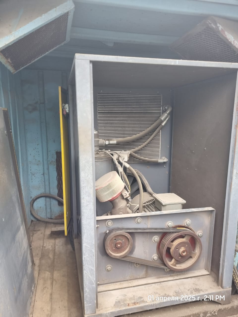 Компрессор винтовой COMPRAG 4508 с контейнером и ресивером.