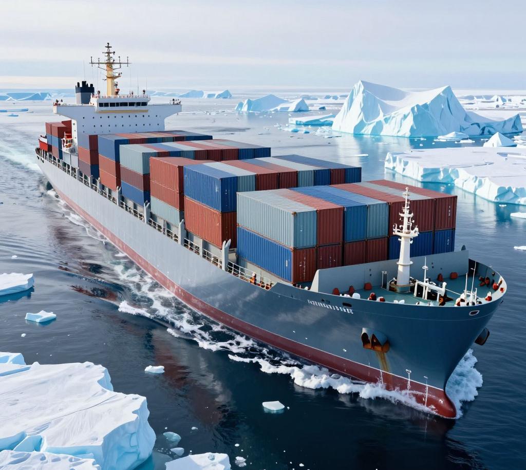 Контейнеровоз ледового класса беспрецедентной вместимости: проект ОСК