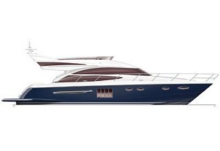 Яхта моторная Princess 60