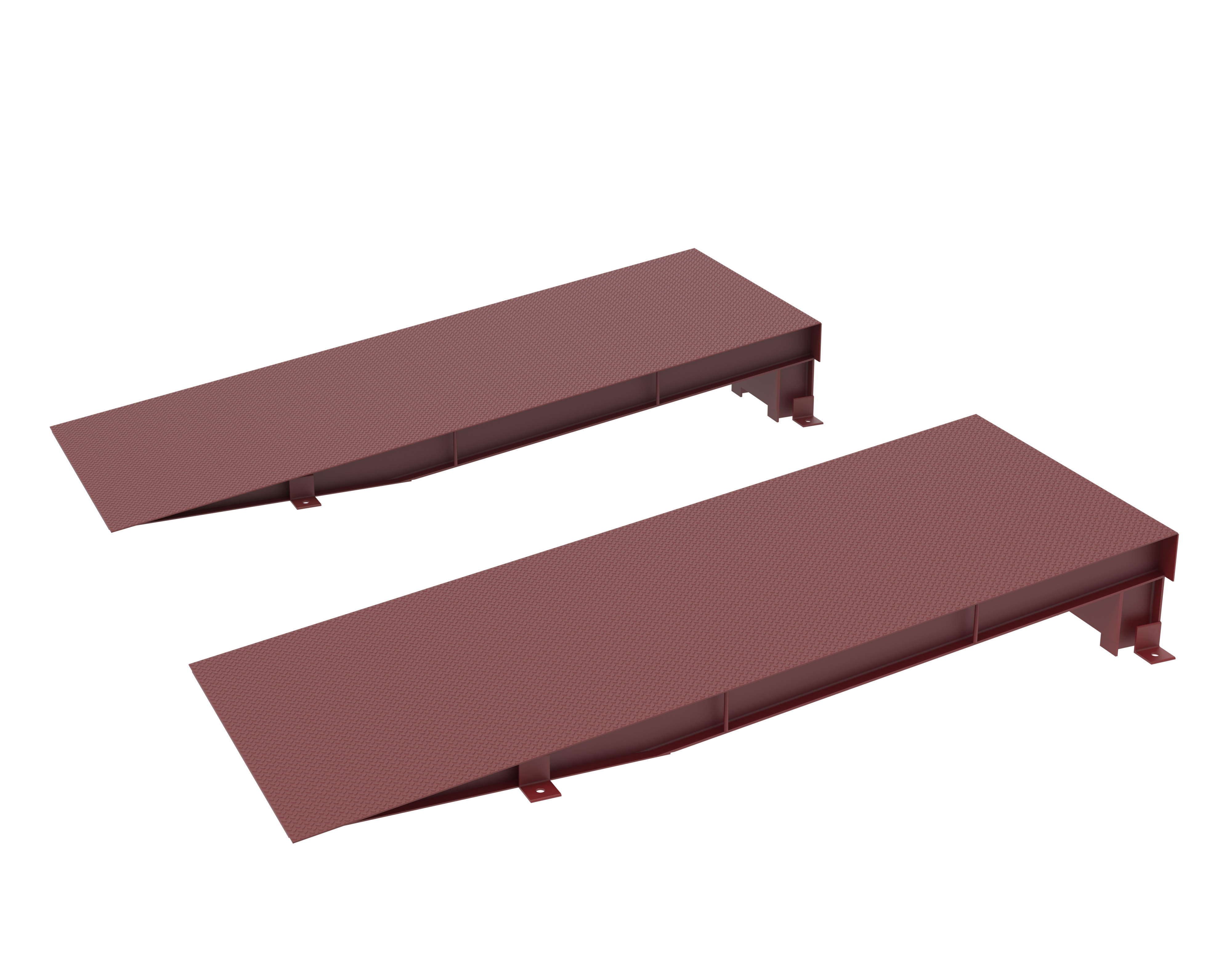 Пандус металлический 2,5м для малогабаритных весов с НПВ 30-40т (длина весов 8м)