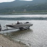 Алюминиевый водометный катер